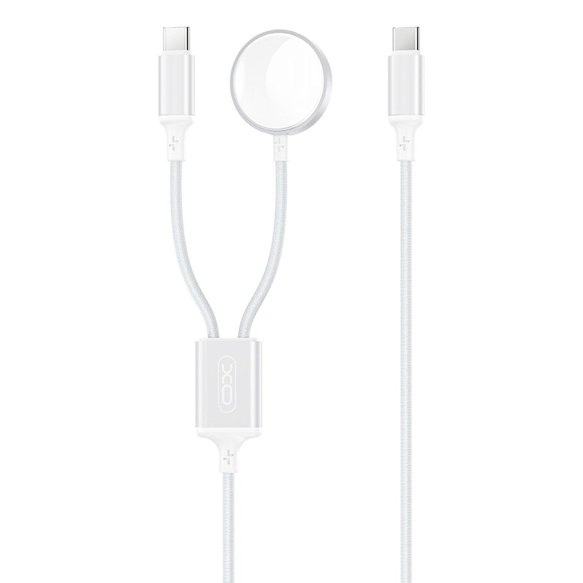 CARGADOR INALÁMBRICO XO CX030 PARA APPLE WATCH CON CABLE USB-C A C - BLANCO - 1