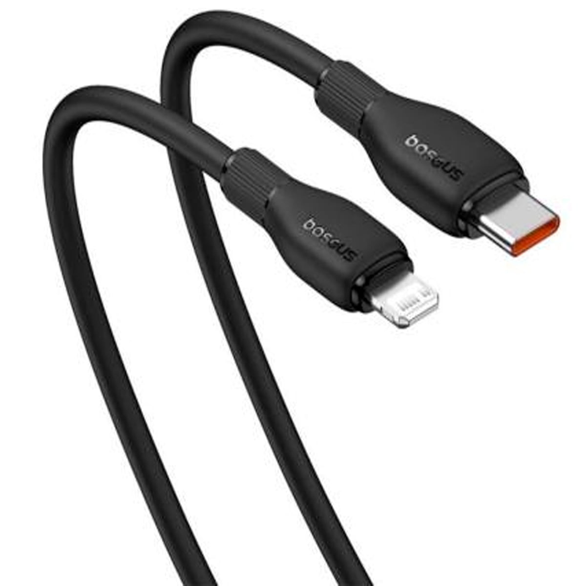 CABLE BASEUS PARA IPHONE IPAD USB-C A LIGHTNING 20W CARGA RAPIDA - NEGRO - 1