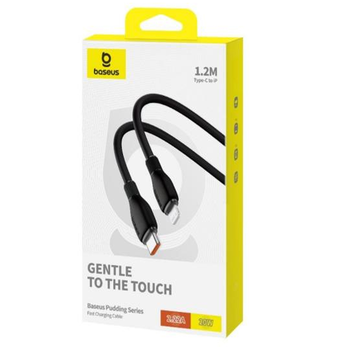 CABLE BASEUS PARA IPHONE IPAD USB-C A LIGHTNING 20W CARGA RAPIDA - NEGRO - 2