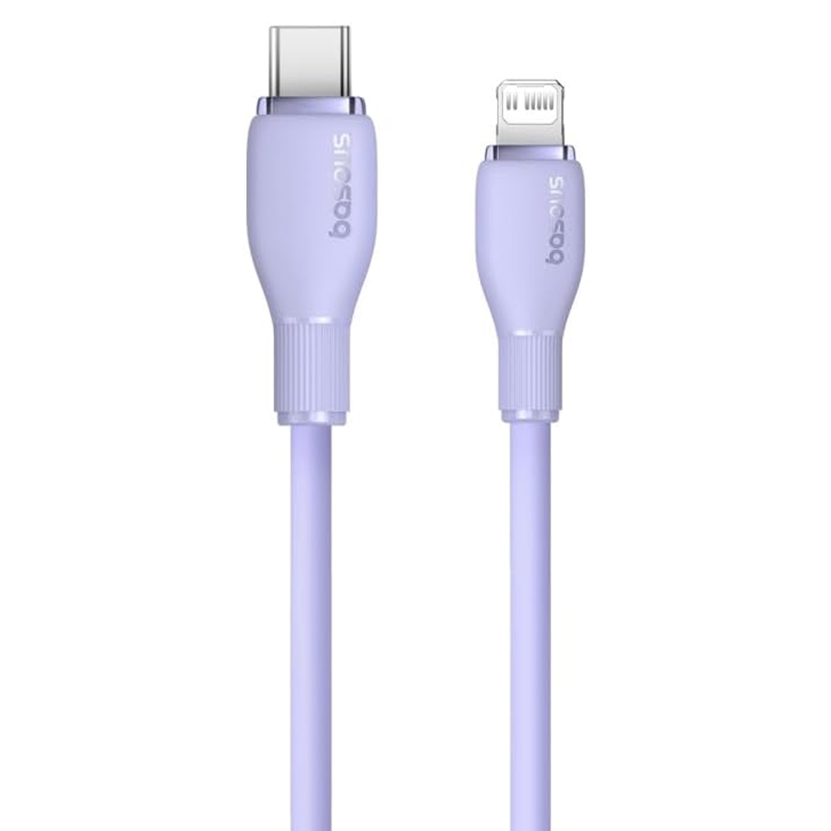 CABLE BASEUS PARA SERIE IPHONE 12,13,14 IPAD MACBOOK AIRPODS PRO - LILA - 1