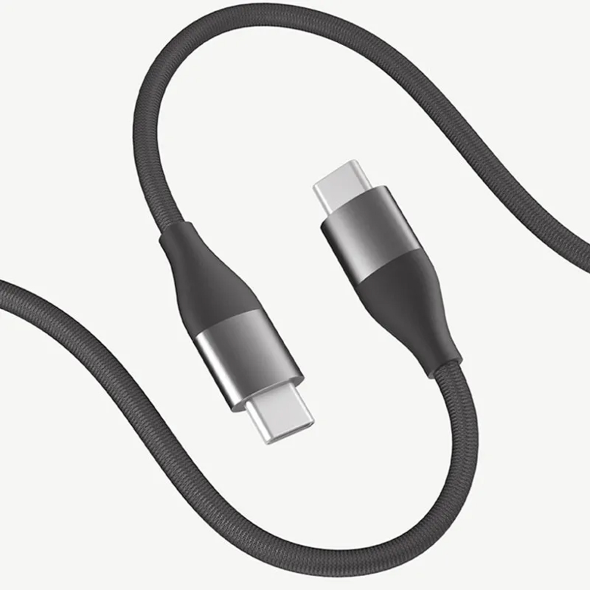 XIAOMI 6ADUAL TIPO-C HIGH SPEED BRAIDED DATA CABLE NEGRO - 6