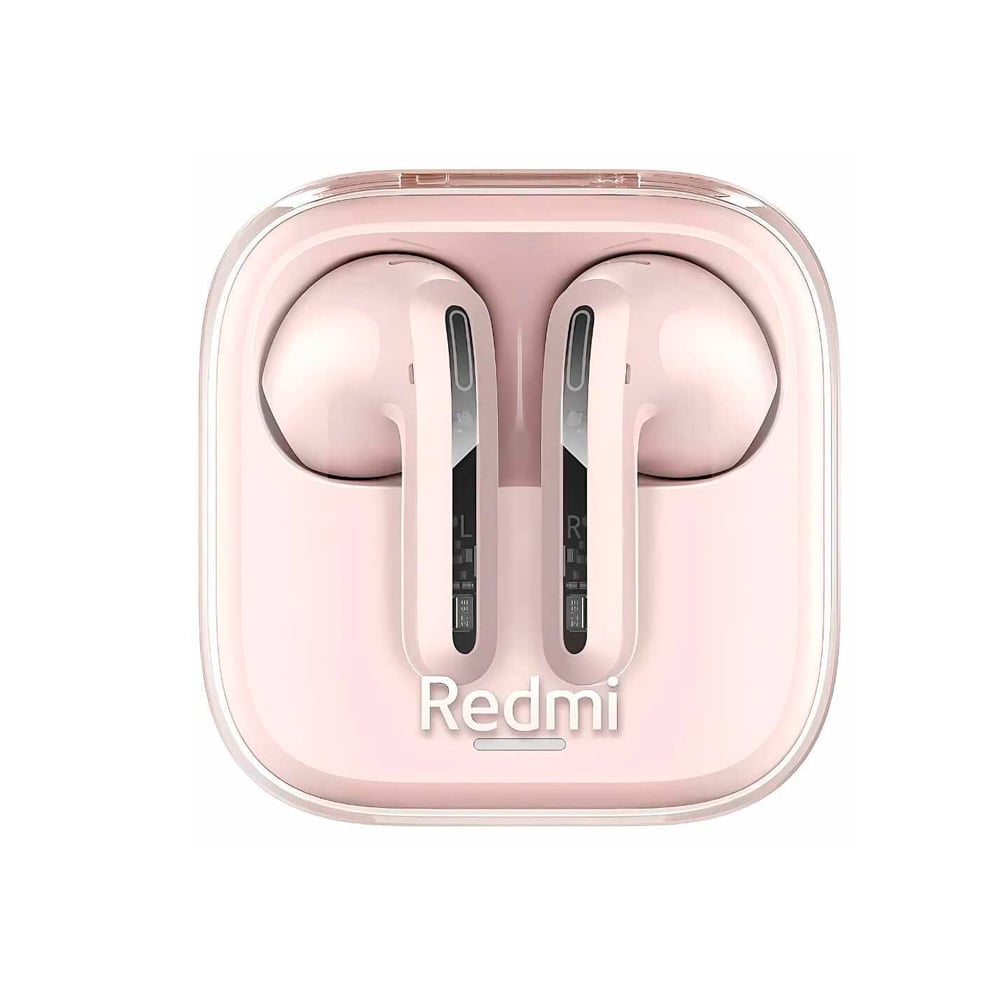AUDIFONOS REDMI BUDS 6 ACTIVE ROSA + CASE PROTECTOR ROJO - 2