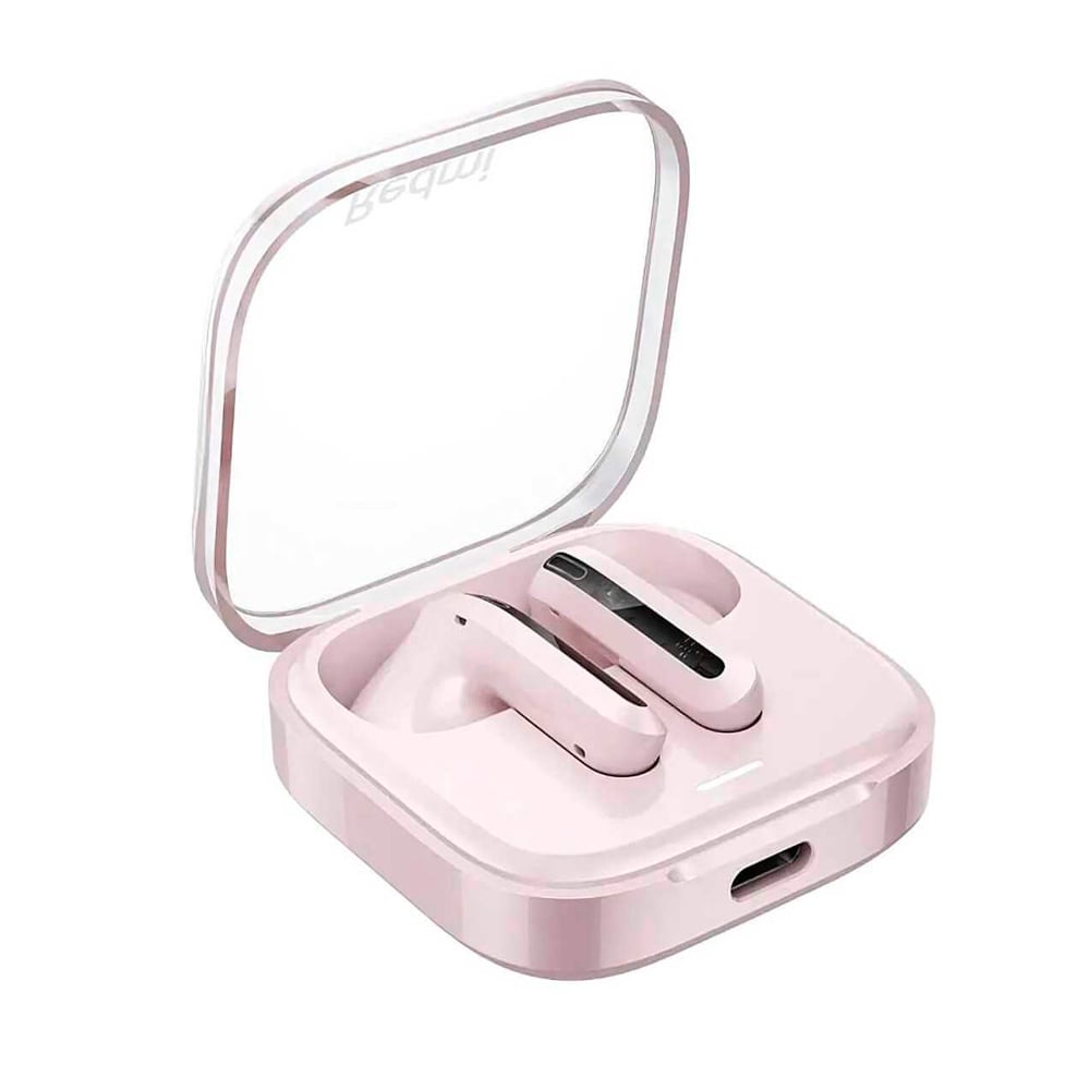 AUDIFONOS REDMI BUDS 6 ACTIVE ROSA + CASE PROTECTOR ROJO - 3