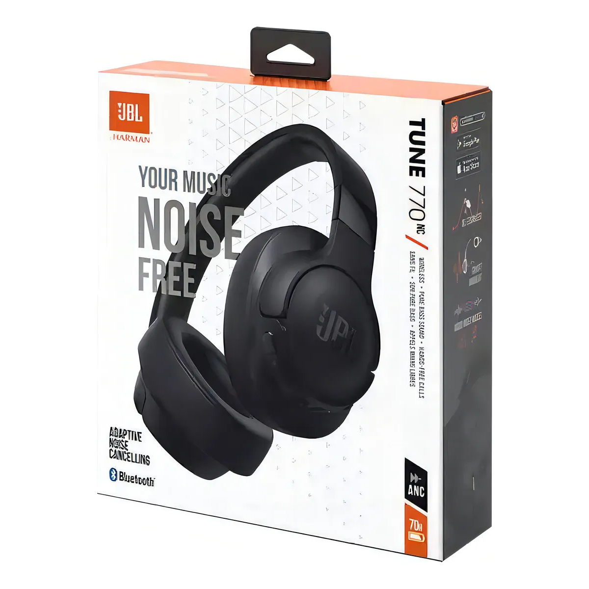 AUDÍFONOS BLUETOOTH JBL TUNE 770BT NC 70 HORAS - NEGRO - 1