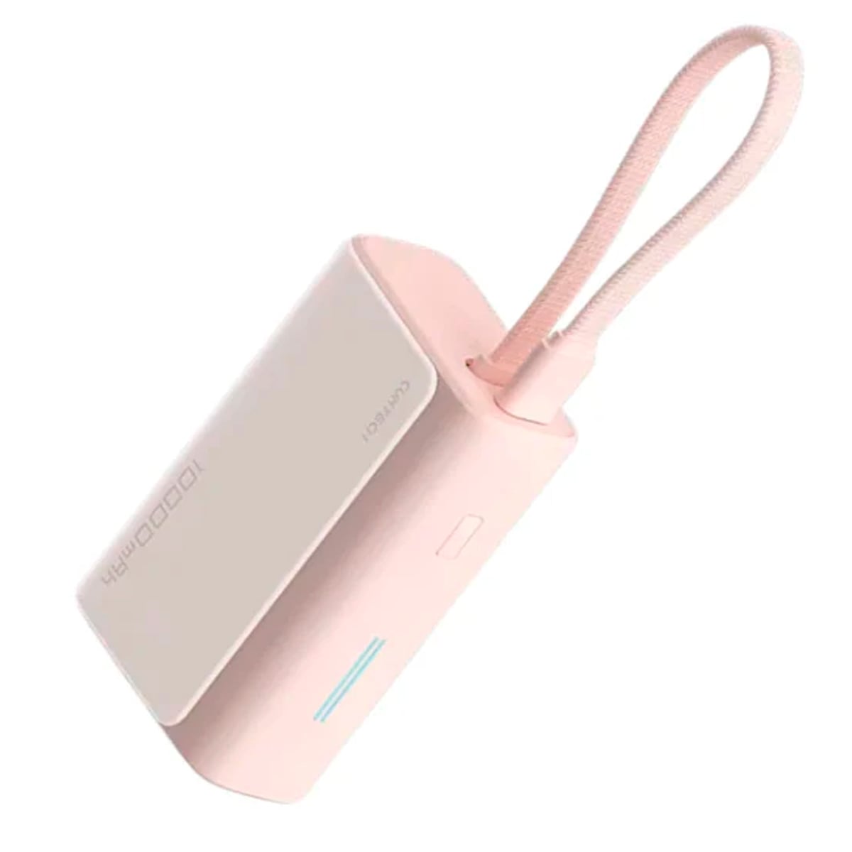 POWER BANK CUKTECH 33W 10000 MAH CABLE INTEGRADO TIPO C - ROSA - 3