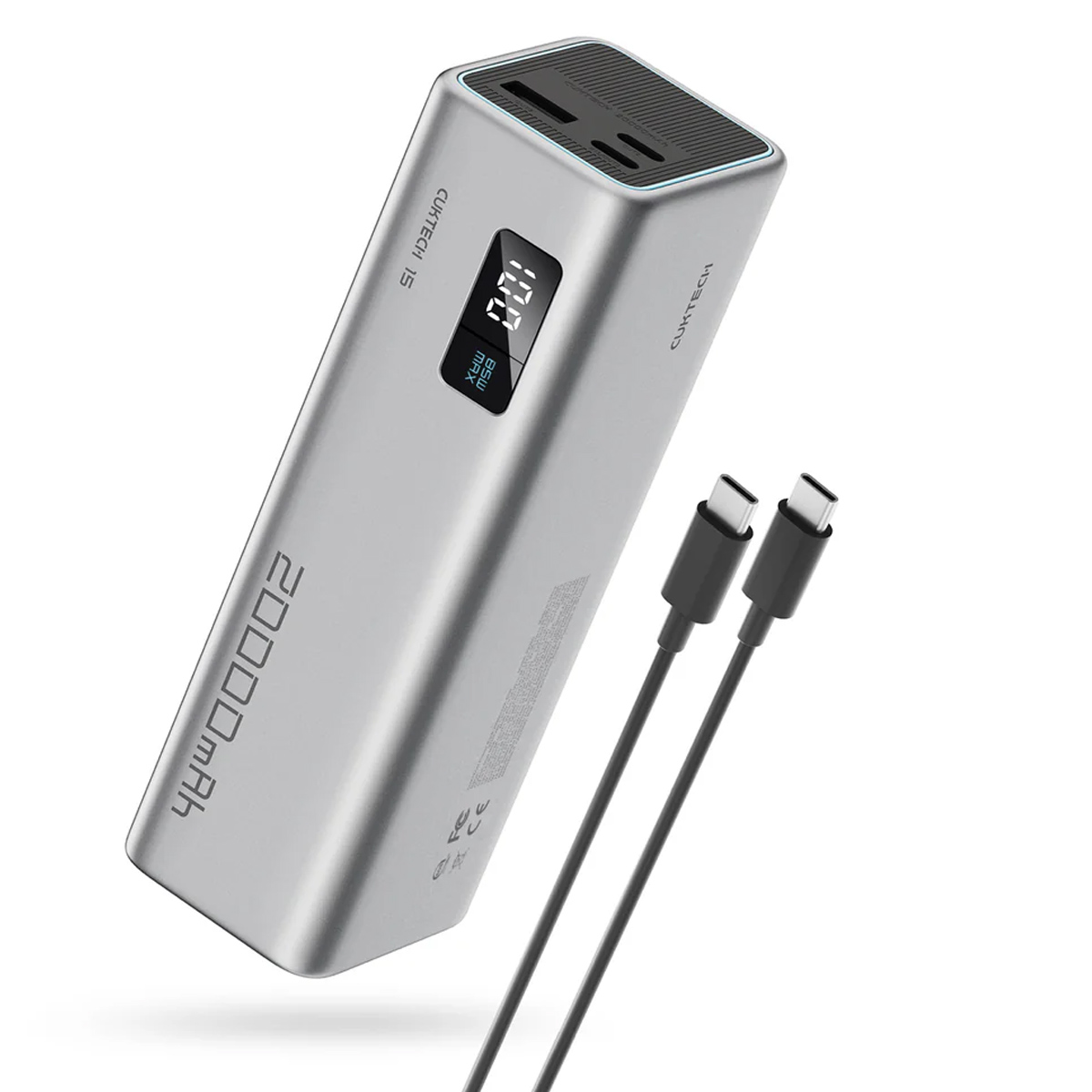 POWER BANK CUKTECH 15 SE PB200 20000MAH 85W PANTALLA LED CARGA RAPIDA - 1