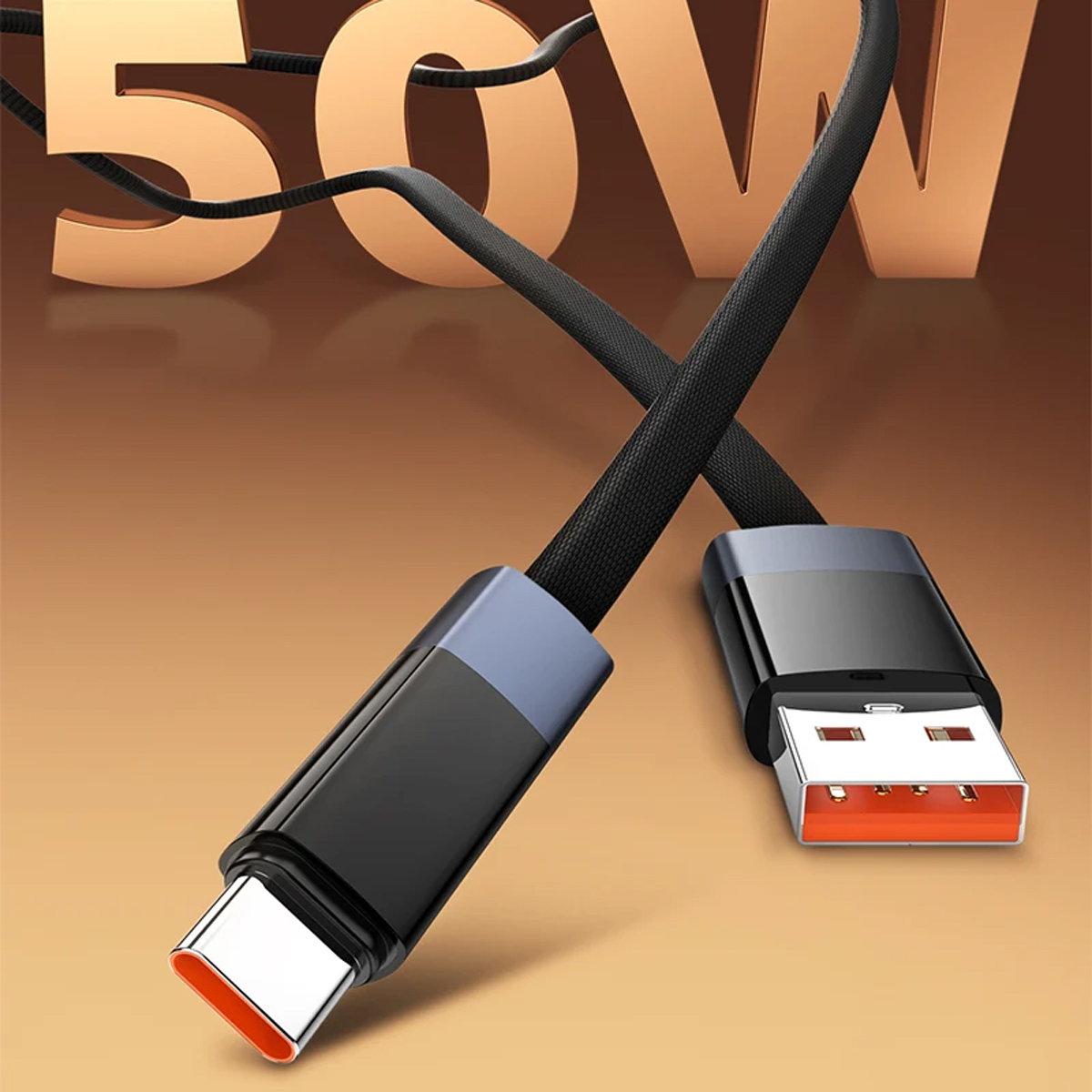 CABLE TIPO C LDNIO LS241 50W CARGA INTELIGENTE Y APAGADO AUTOMÁTICO 1M - 4