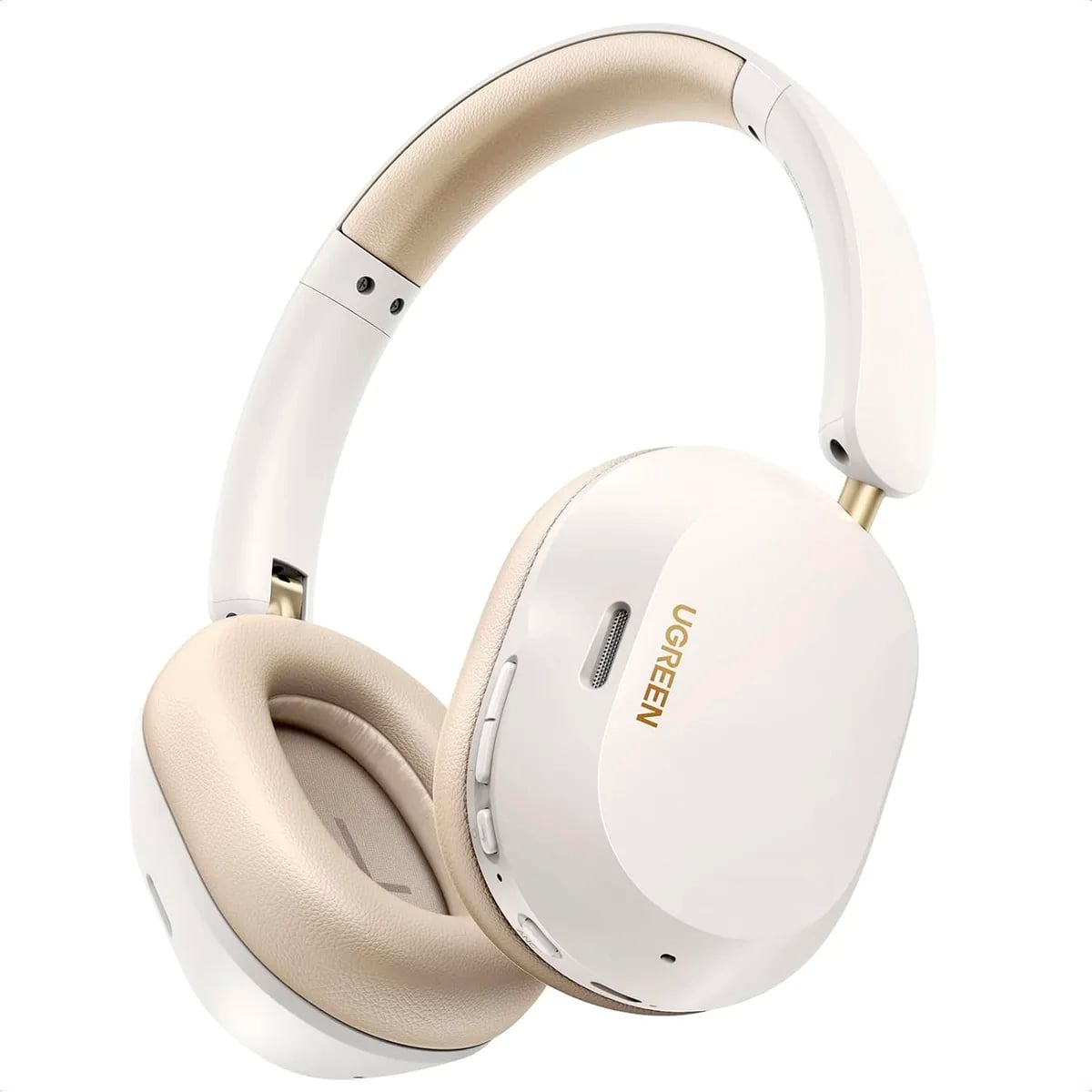 AUDIFONOS UGREEN HP203 HITUNE MAX 5C BLUETOOTH CANCELACION DE RUIDO - BLANCO - 1