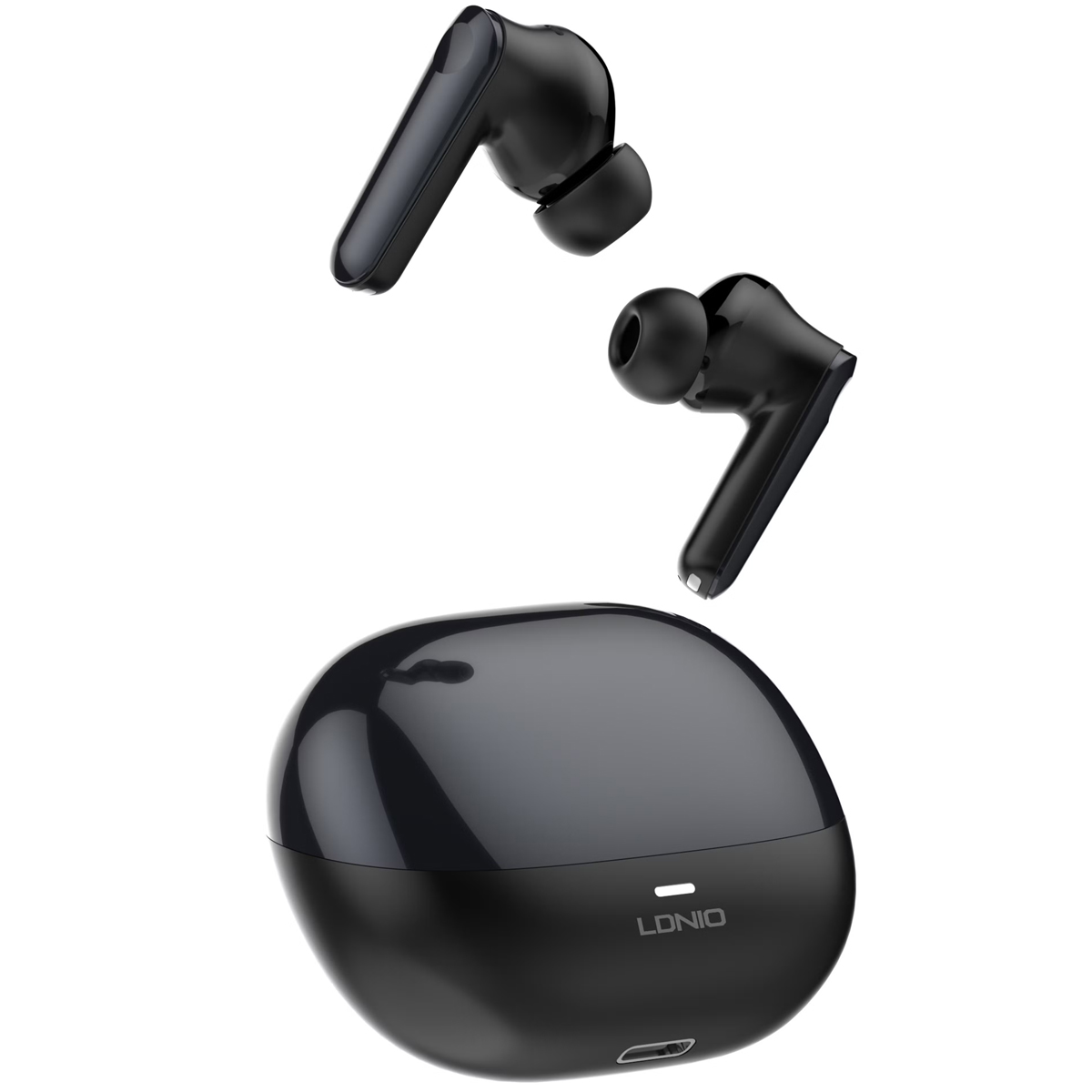 AUDÍFONOS INALÁMBRICOS LDNIO T06 BLUETOOTH ANC HIFI 30H - NEGRO - 4