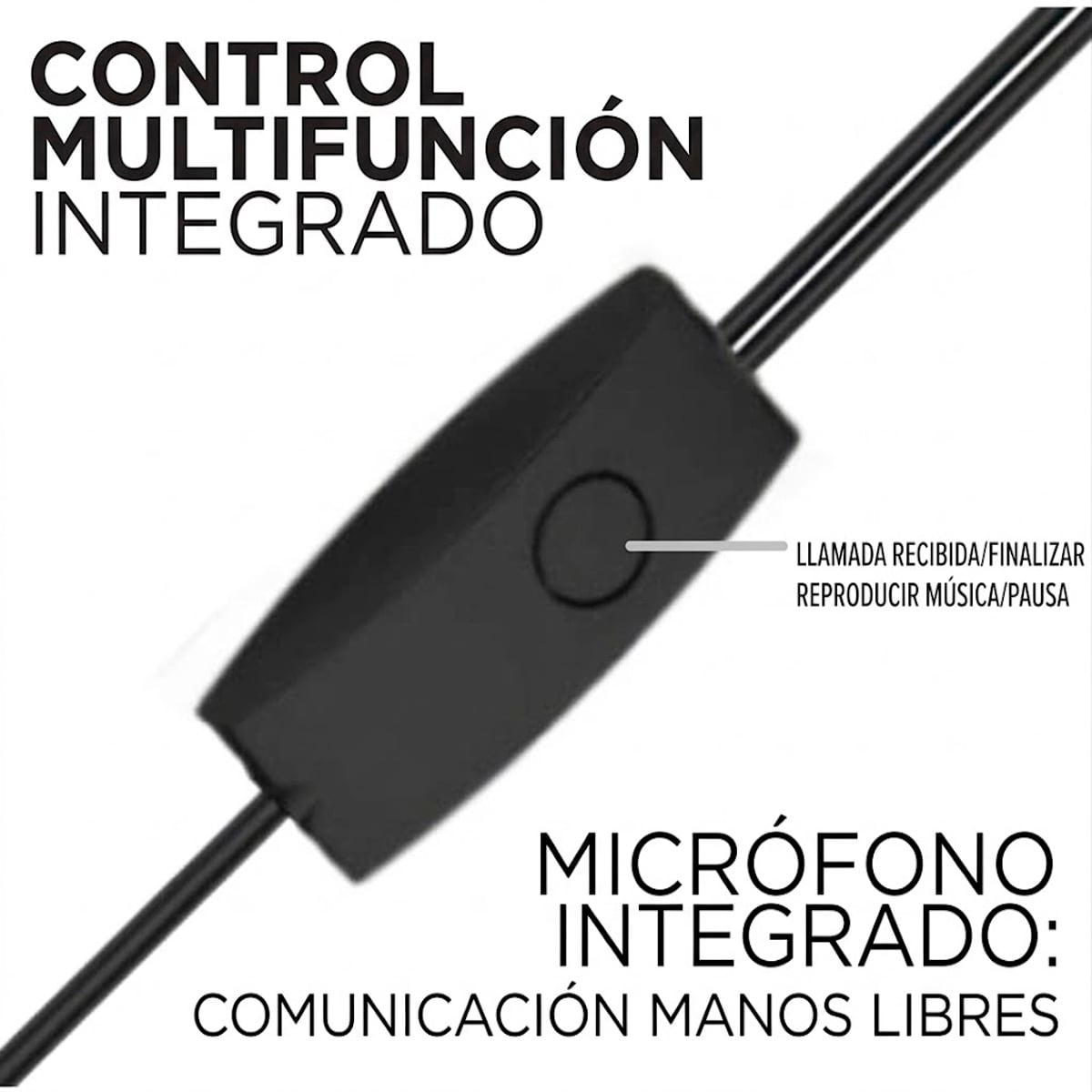 AUDIFONOS SAMSUNG IN-EAR JACK 3.5MM MANOS LIBRES MICROFONO SONIDO ESTEREO NEGRO - 4
