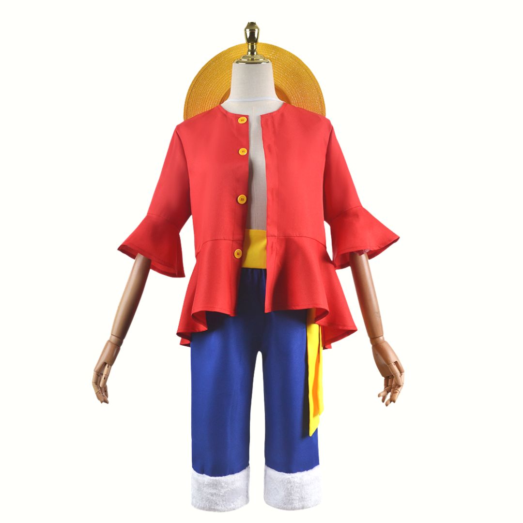 DISFRAZ LUFFY ONE PIECE - TALLAS DESDE 4 HASTA L - 2