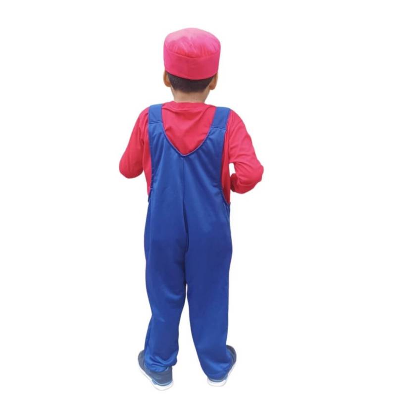 DISFRAZ MARIO BROS TRAJE PELUCHE - TALLAS 6 HASTA S - 3