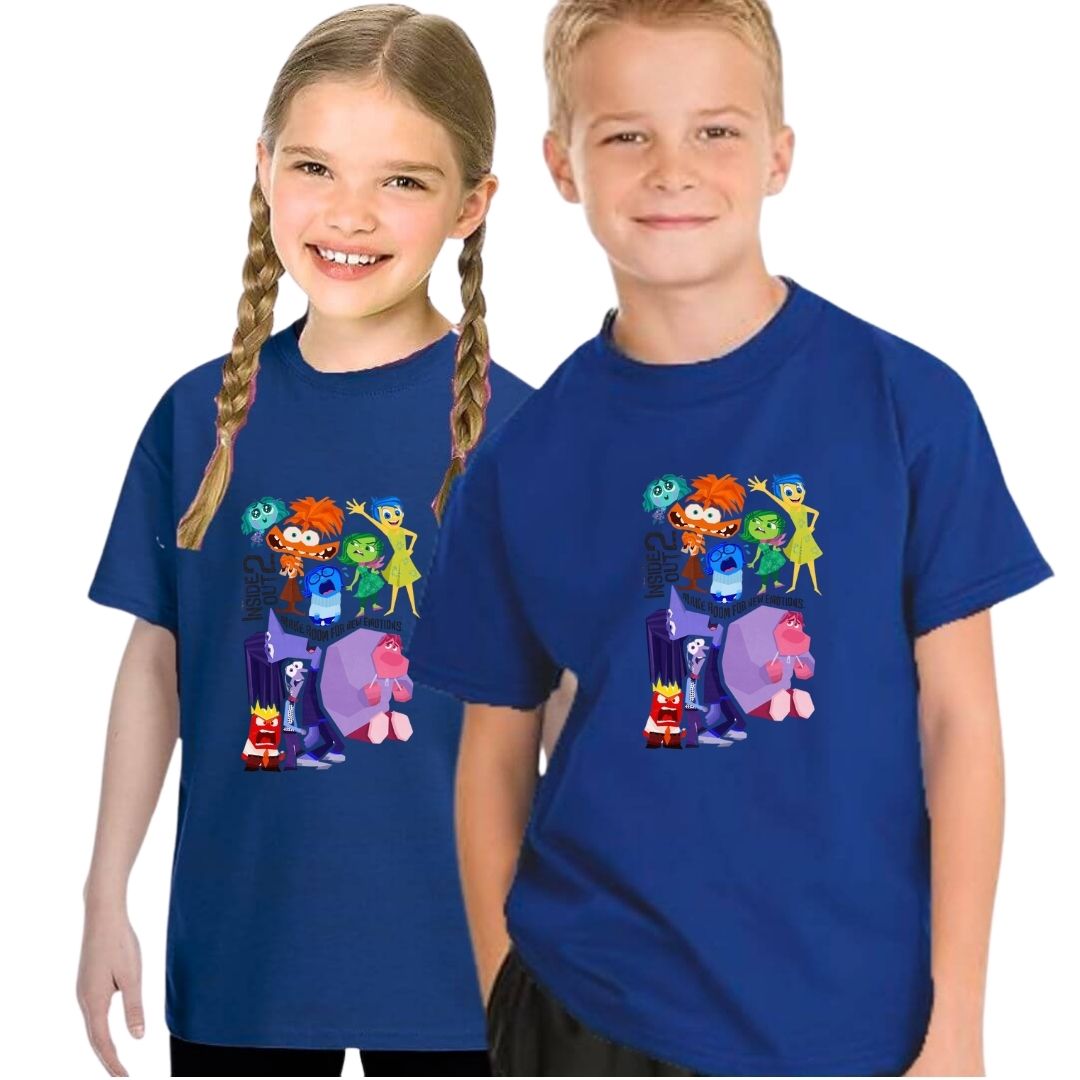 POLO MANGA LARGA ALGODÓN UNISEX INTENSAMENTE INSIDE OUT 2 TALLA DESDE 4 HASTA XL - 1