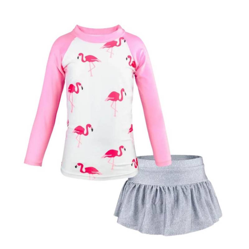 TRAJE BAÑO NIÑAS FLAMENCO ROPA DE BAÑO - TALLA 4 HASTA 12 - 2