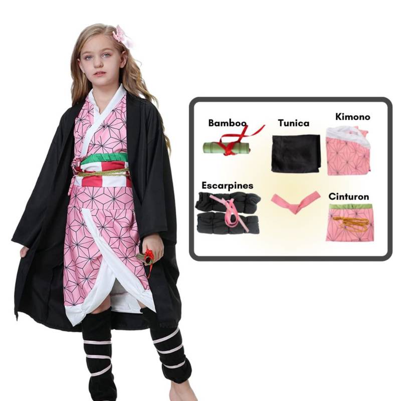 DISFRAZ NEZUKO KAMADO DEMON SLAYER TRAJE - 1