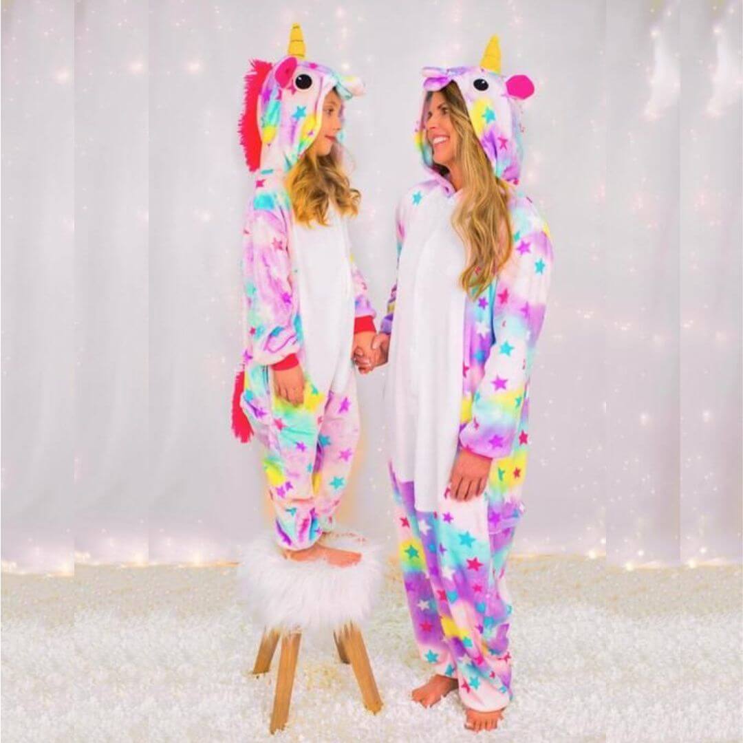 PIJAMA UNICORNIO DISFRAZ ENTERIZO - TALLA 4 HASTA XL - 1