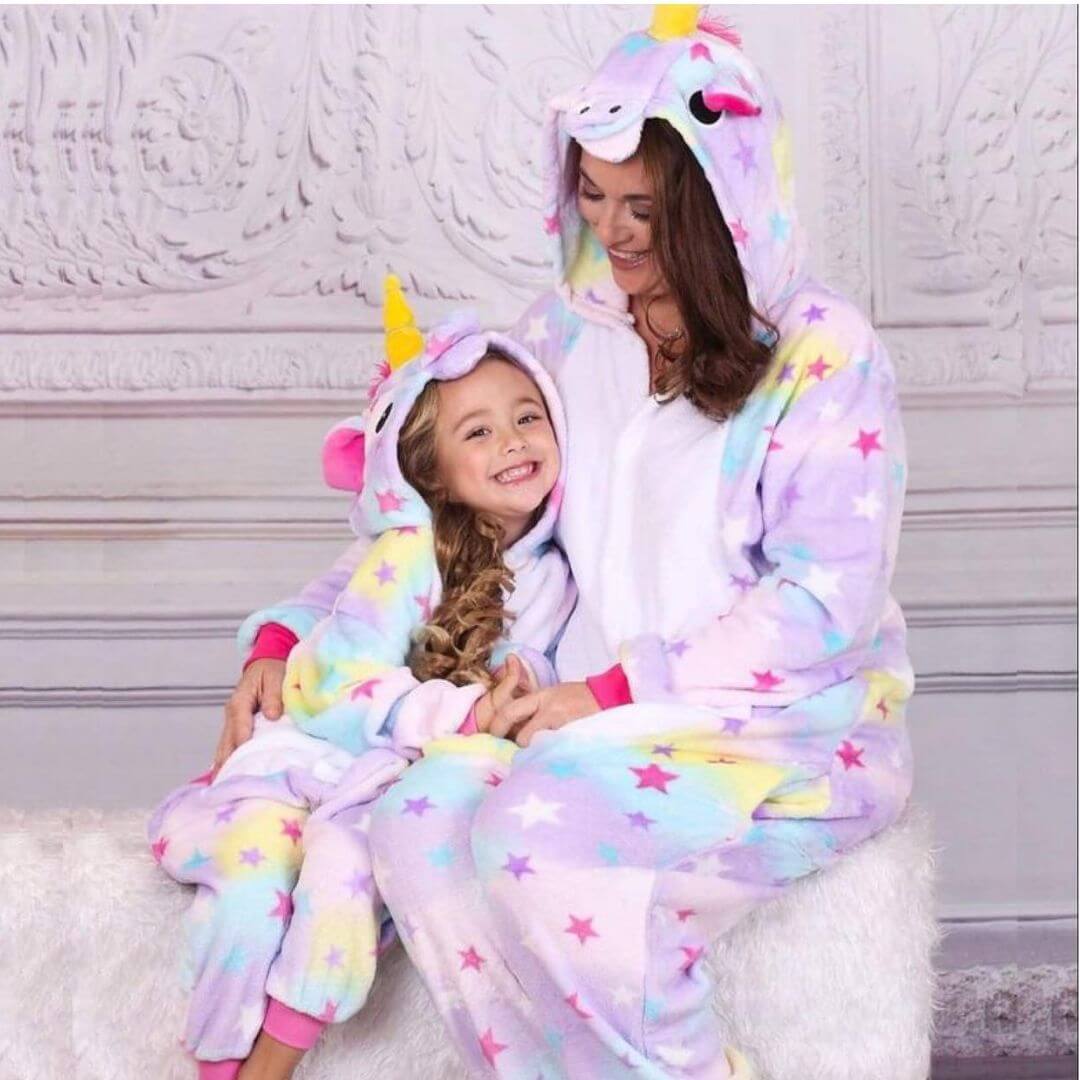 PIJAMA UNICORNIO DISFRAZ ENTERIZO - TALLA 4 HASTA XL - 2