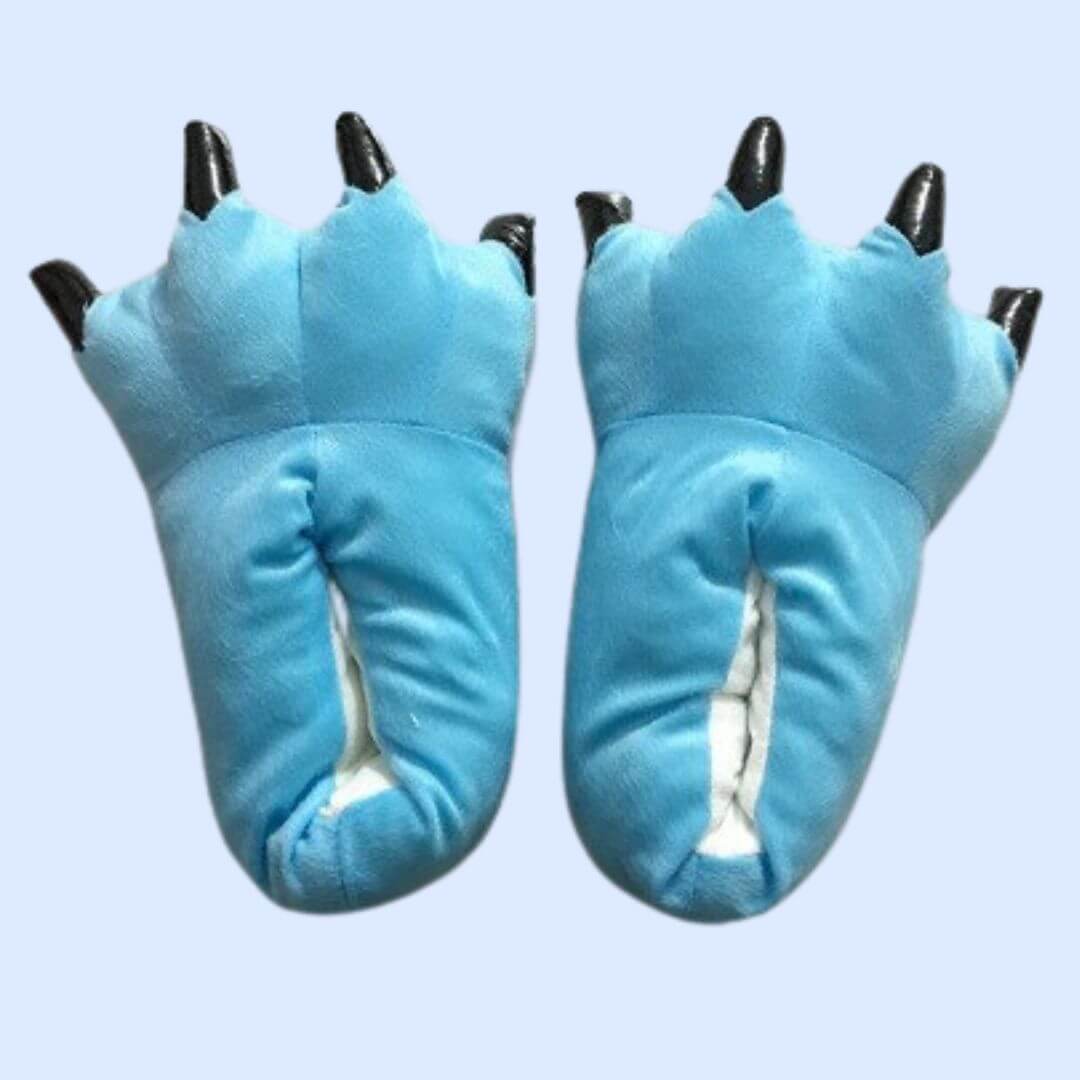 PANTUFLAS UNISEX CELESTE PIJAMA SULLIVAN GARRA BABUCHAS - 1