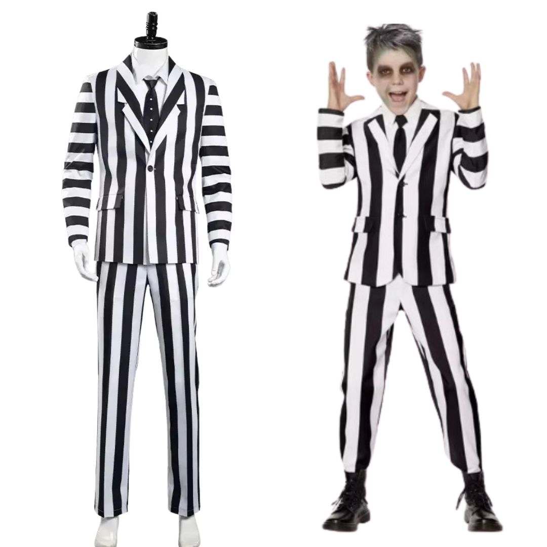 TRAJE BEETLEJUICE IMPORTADO DISFRAZ BEETLEJUICE - 1