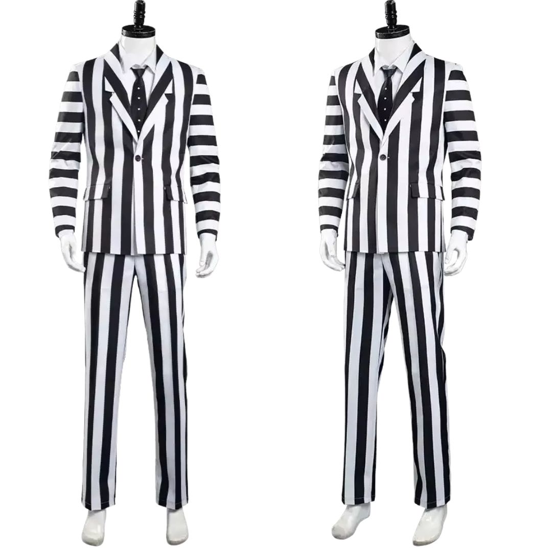 TRAJE BEETLEJUICE IMPORTADO DISFRAZ BEETLEJUICE - 3