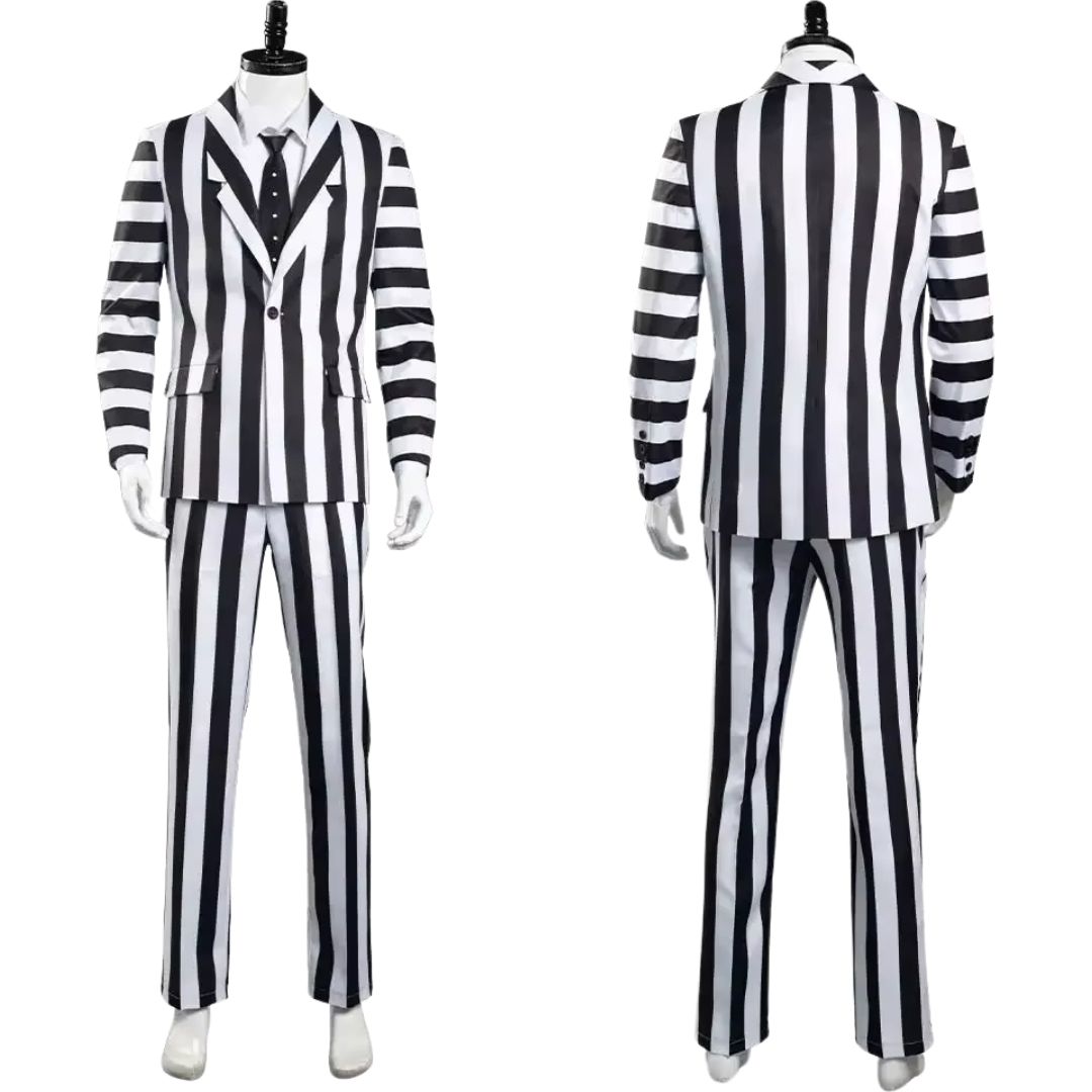 TRAJE BEETLEJUICE IMPORTADO DISFRAZ BEETLEJUICE - 4