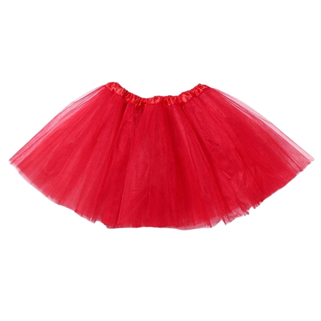 TUTU ROJO DOS CAPAS CON FORRO AL INTERIOR - 2