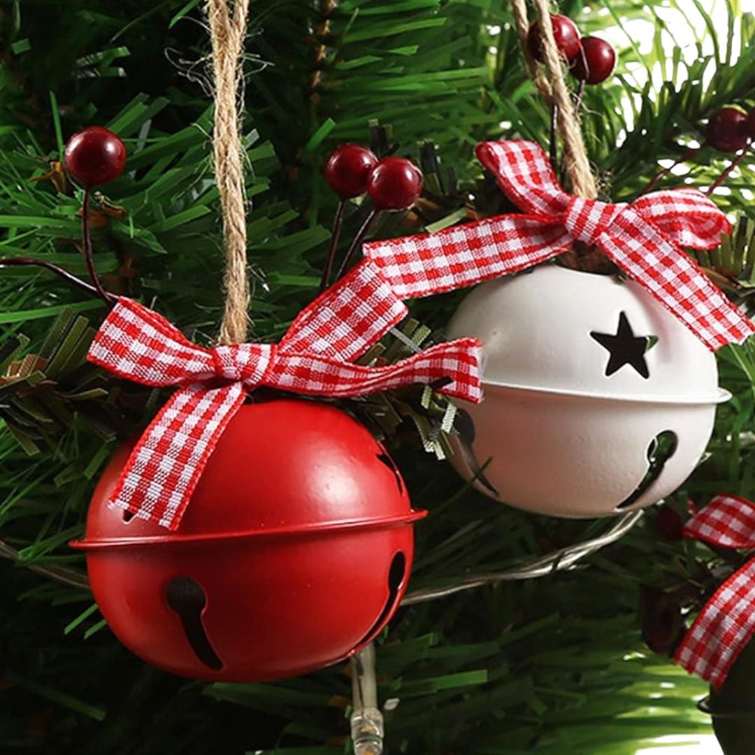 CASCABEL NAVIDAD ROJO ADORNO ARBOL - MIDEN 12 CMS - 3