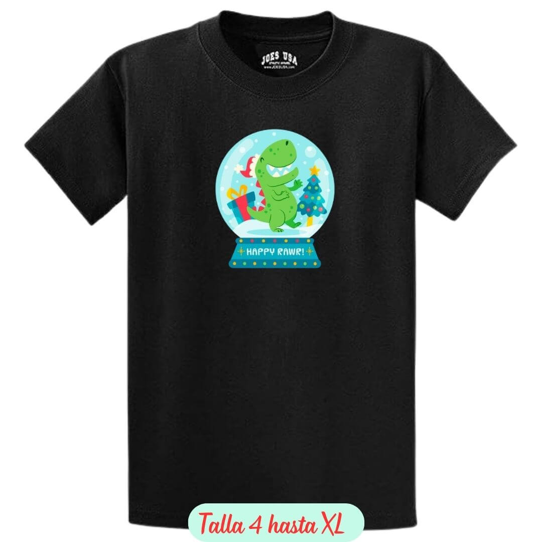 POLO DE NAVIDAD JENGIBRE  NEGRO POLO NAVIDEÑO - TALLAS 4 HASTA XL - 2