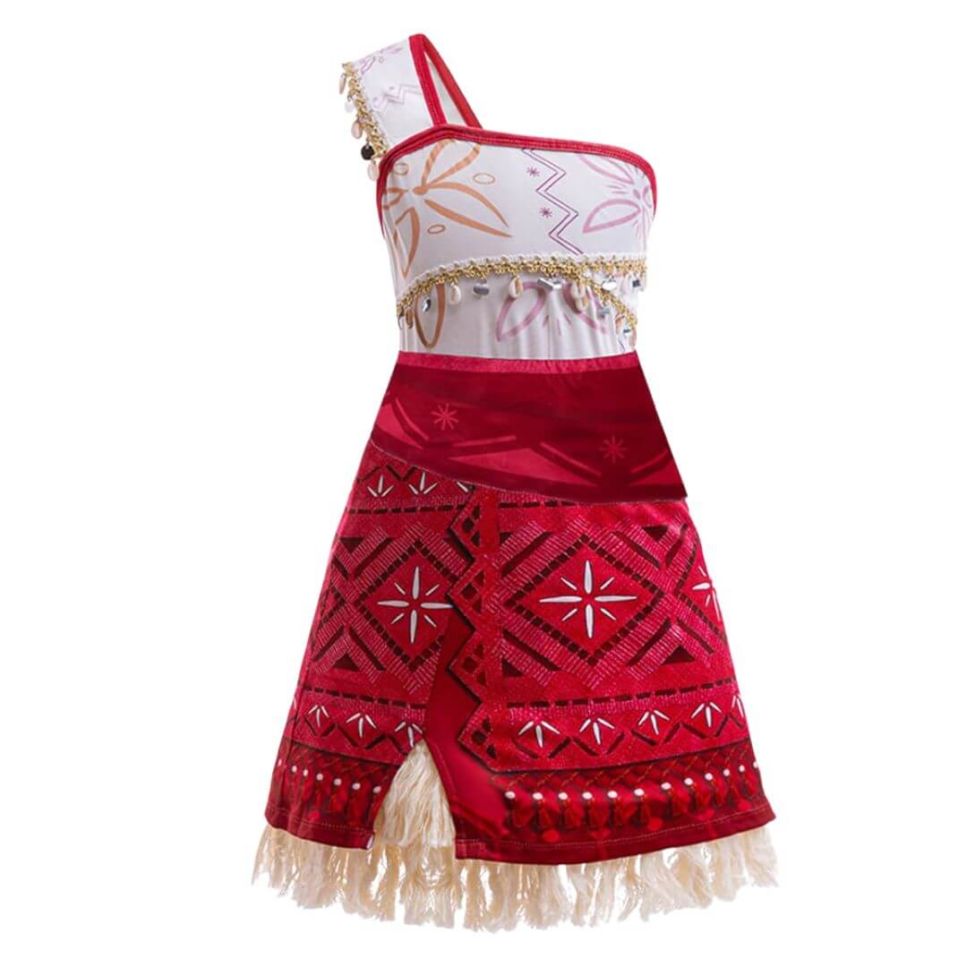 DISFRAZ ALGODÓN NIÑA ROJO MOANA 2 VESTIDO - 3