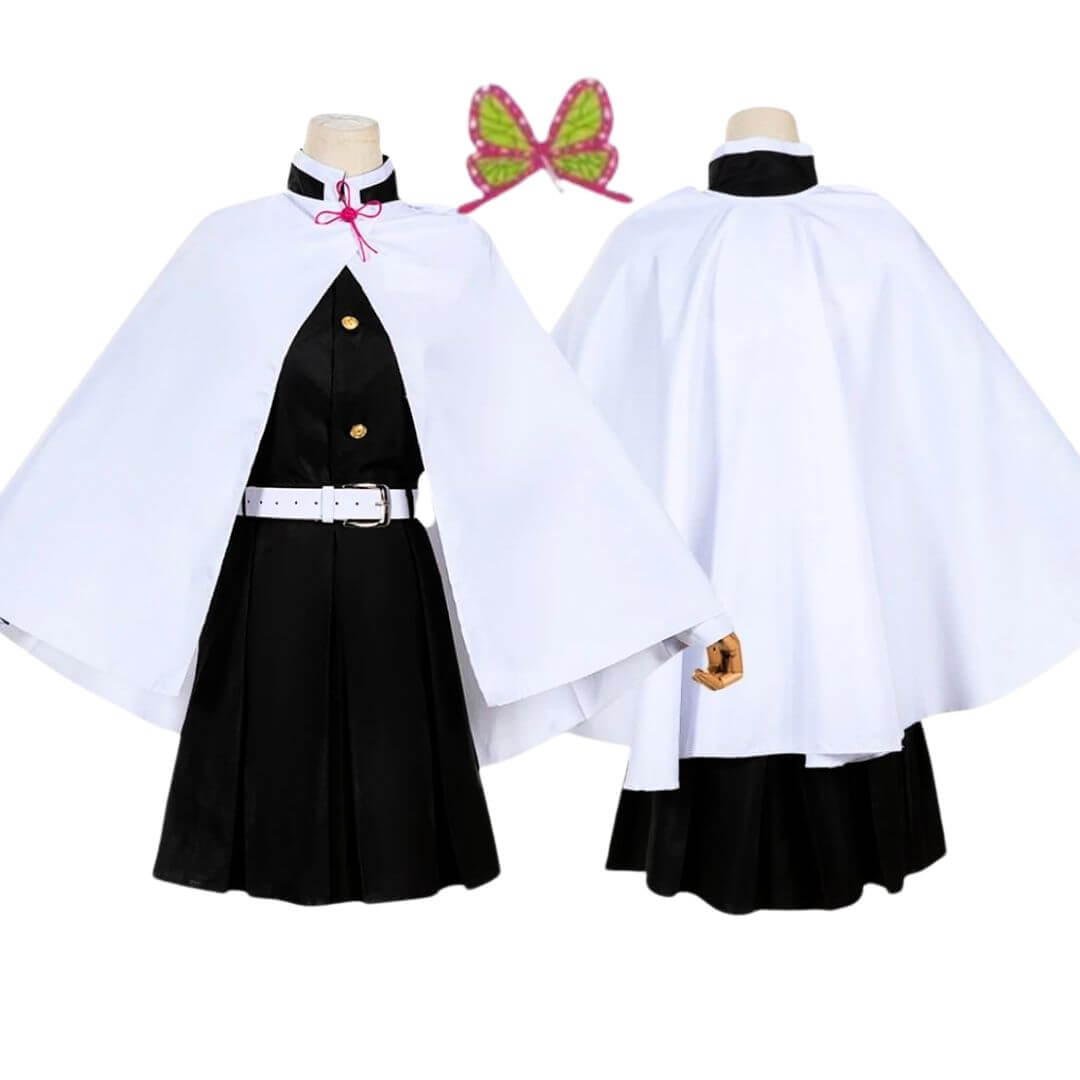 DISFRAZ ALGODÓN MUJER NEGRO DEMON SLAYER TRAJE TSUYURI KANAO DEMON SLATER - 3