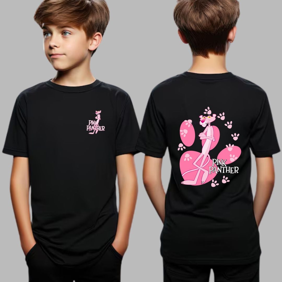 POLOS PANTERA ROSA ALGODON ROSADO PINK PANTHER PELUCHE - TALLA 4 HASTA XL - 2