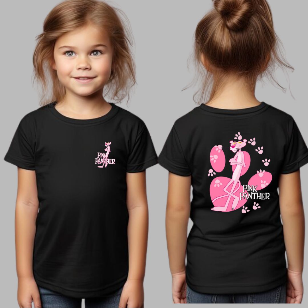 POLOS PANTERA ROSA ALGODON ROSADO PINK PANTHER PELUCHE - TALLA 4 HASTA XL - 3