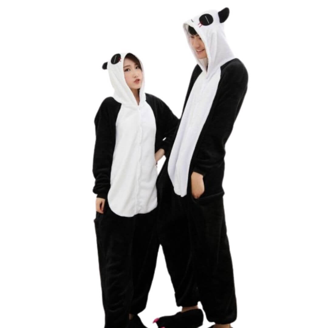 PIJAMA OSO PANDA NIÑOS DISFRAZ PELUCHE - TALLA 4 HASTA 14 - 2