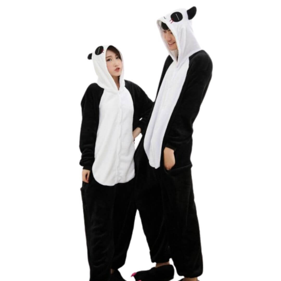 PIJAMA OSO PANDA NIÑOS DISFRAZ PELUCHE - TALLA 4 HASTA 14 - 2
