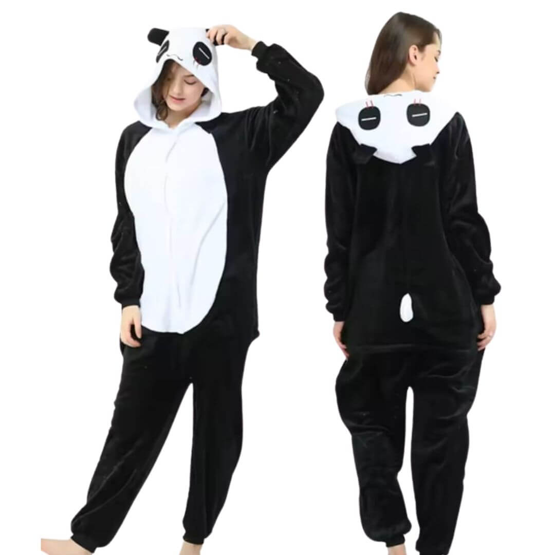 PIJAMA OSO PANDA NIÑOS DISFRAZ PELUCHE - TALLA 4 HASTA 14 - 3