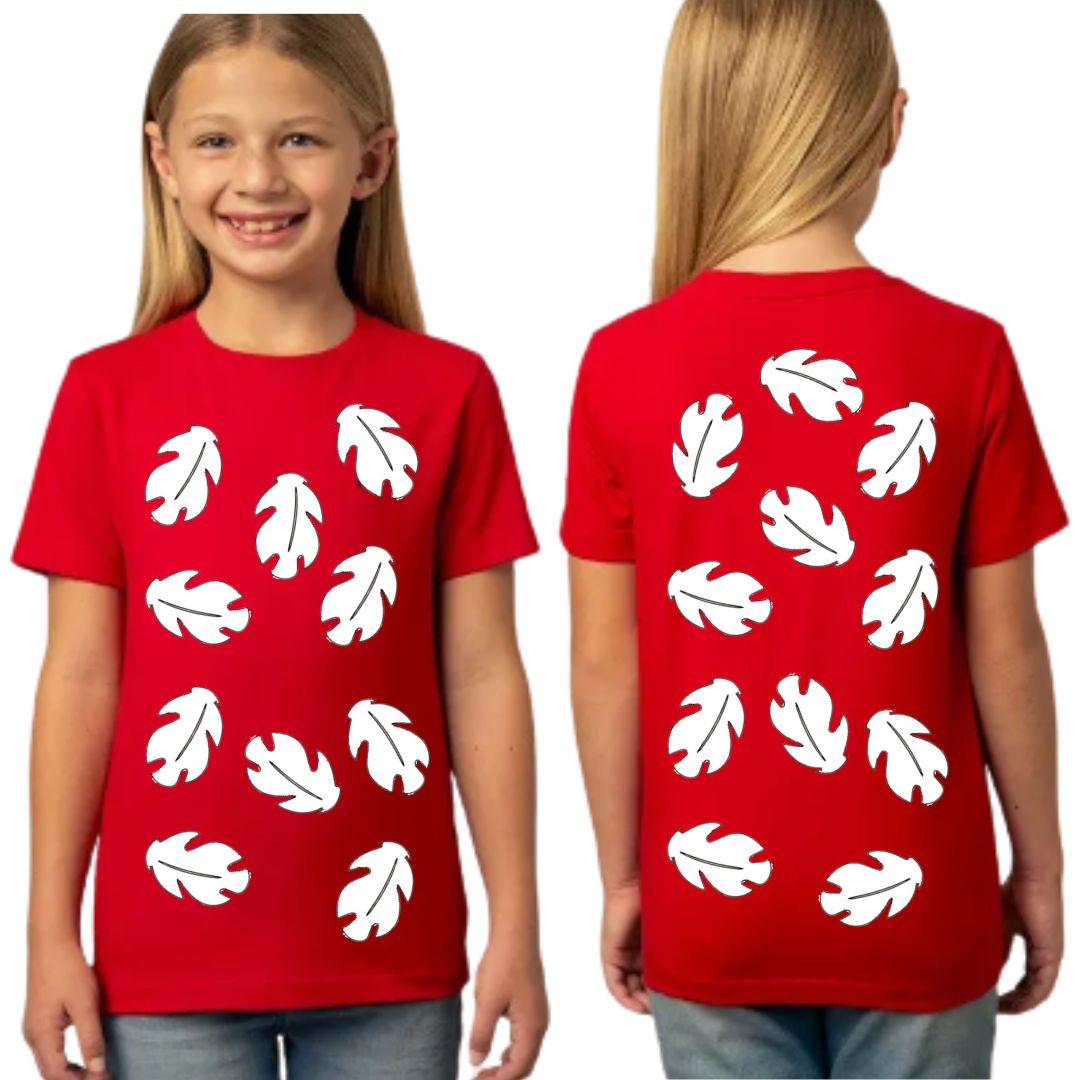 POLO LILO Y STITCH ROJO ALGODÓN PELUCHE STITCH - TALLA 4 HASTA XL - 3