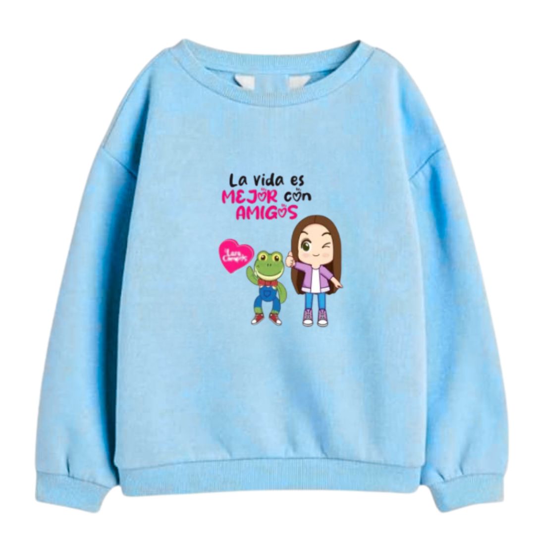 POLERA RANA LARA CAMPOS PELUCHE - TALLAS 6 HASTA XL - 1