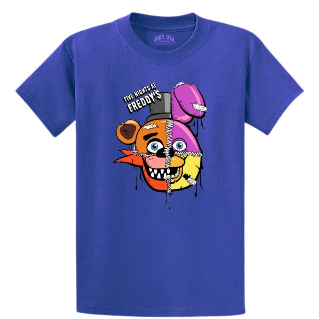 POLO AZUL FNAF FIVE NIGHTS AT FREDDYS PELUCHE - TALLAS 6 HASTA XL - 2