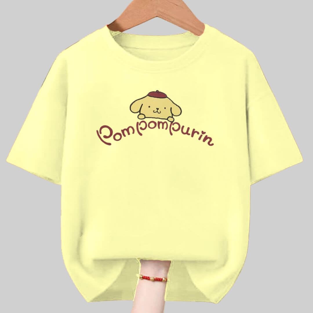 POLO ALGODÓN POMPOMPURIN CREMA PELUCHE - TALLAS 6 HASTA XL - 1