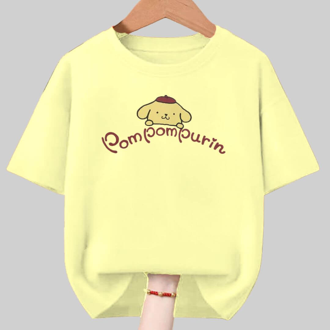 POLO ALGODÓN POMPOMPURIN CREMA PELUCHE - TALLAS 6 HASTA XL - 1