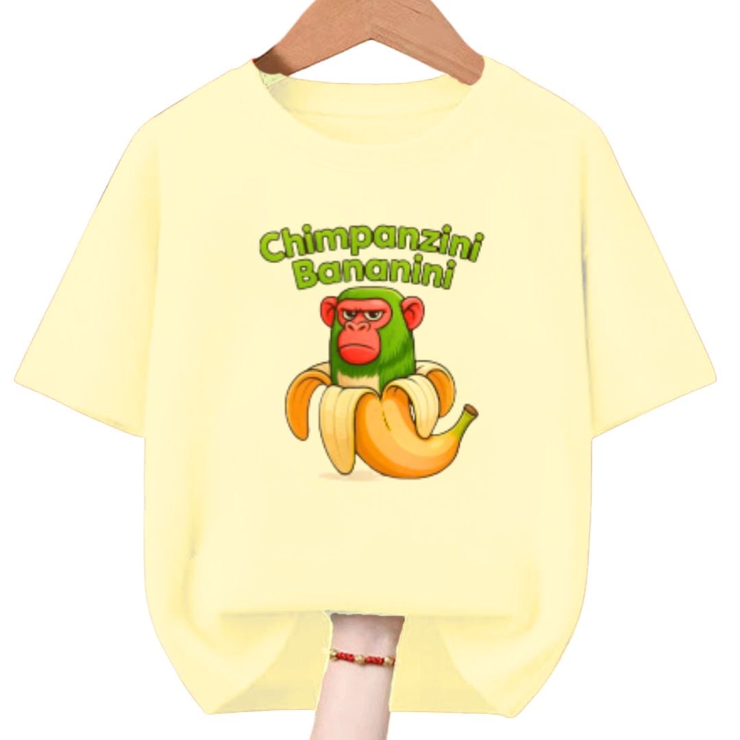 POLO CHIMPANZINI BANANINI DE TRALALERO TRALALA PELUCHE - TALLA 6 HASTA XL - 1