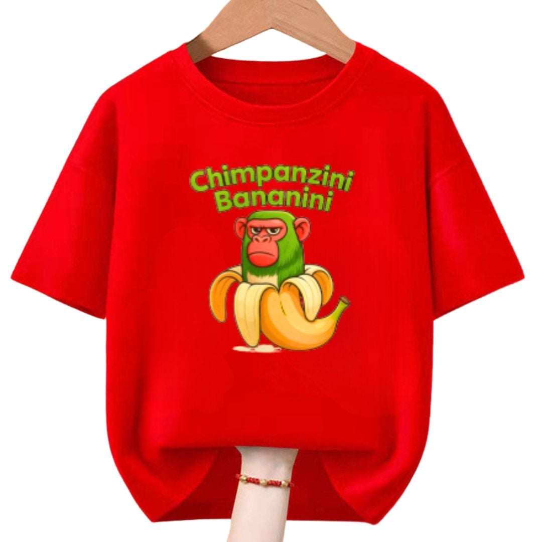 POLO CHIMPANZINI BANANINI DE TRALALERO TRALALA PELUCHE - TALLA 6 HASTA XL - 1