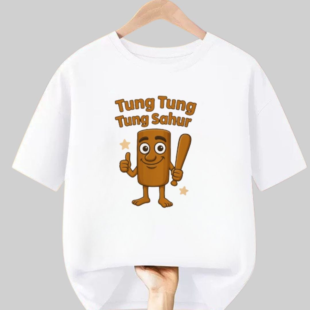 POLO TUN TUN TUN SAHUR DE TRALALERO TRALALA PELUCHE - TALLA 6 HASTA XL - 1