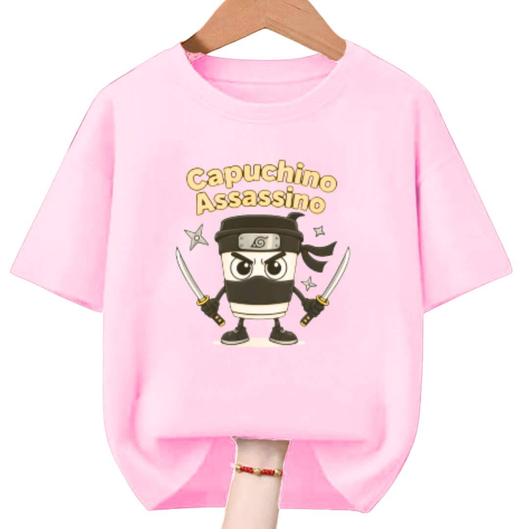 POLO CAPUCCINO ASSASINO DE TRALALERO TRALALA PELUCHE - TALLA 6 HASTA XL - 1