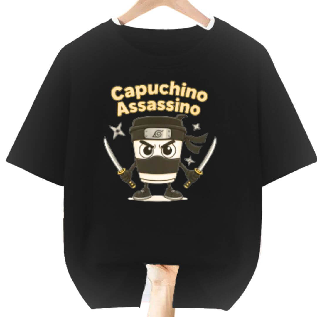 POLO CAPUCCINO ASSASINO DE TRALALERO TRALALA PELUCHE - TALLA 6 HASTA XL - 1