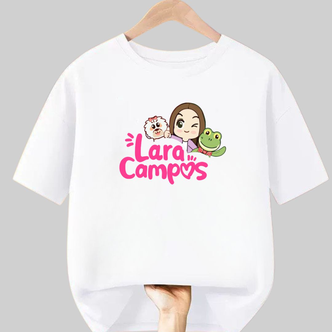 POLO ALGODÓN BLANCO RANA LARA CAMPOS PELUCHE - TALLAS 6 HASTA XL - 1