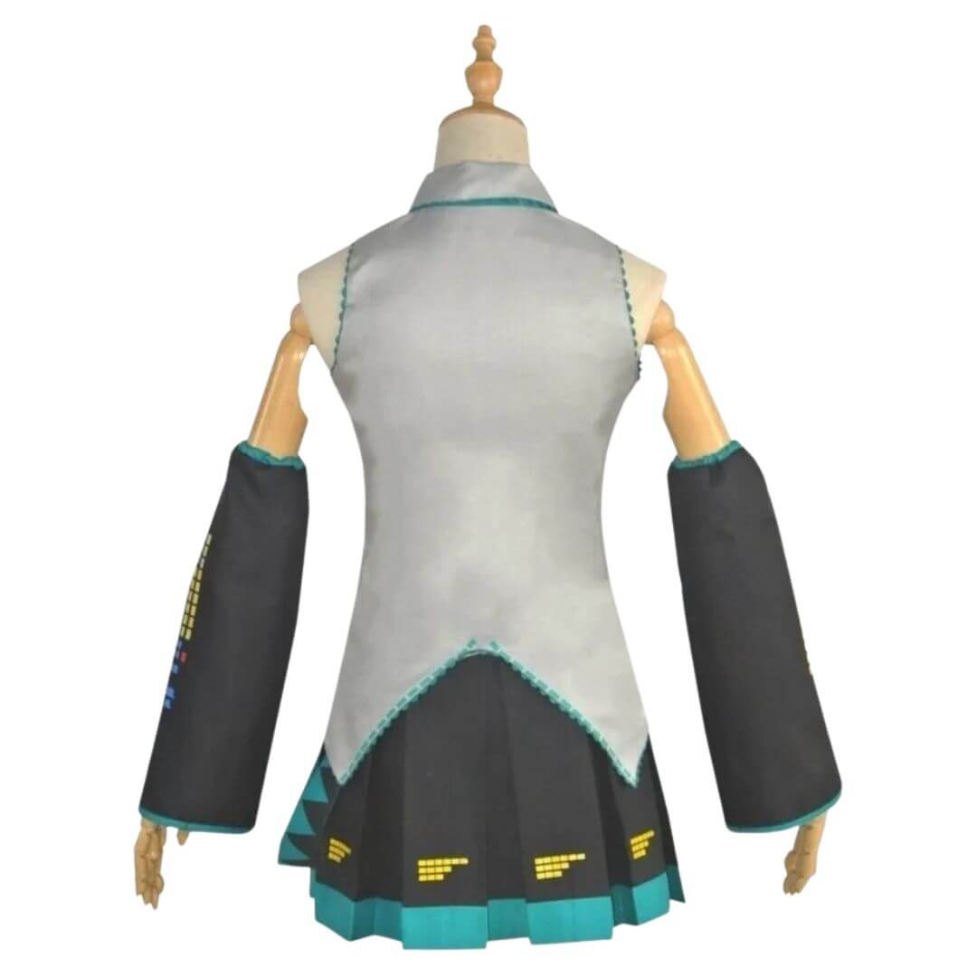 TRAJE MIKU HATSUNE VOCALOID PELUCHE IMPORTADO - TALLA 14 HASTA L - 4