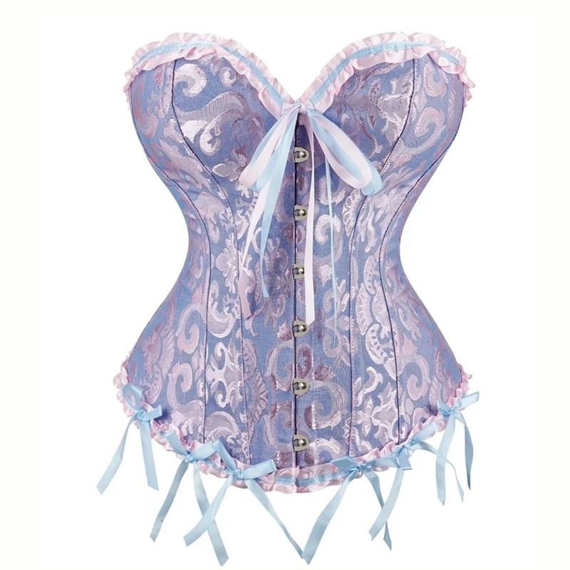 CORSET ENCAJE PRINCESS LILA CORSET VICTORIANO - 1