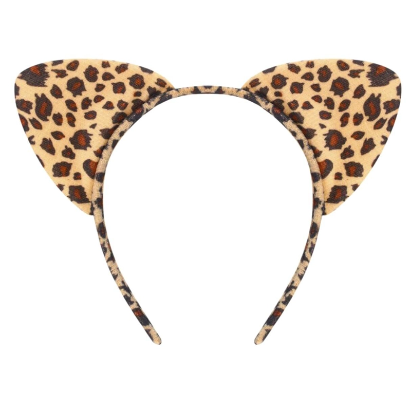 OREJAS DE LEOPARDO DISFRAZ IMPORTADO - NIÑOS Y ADULTOS - 1