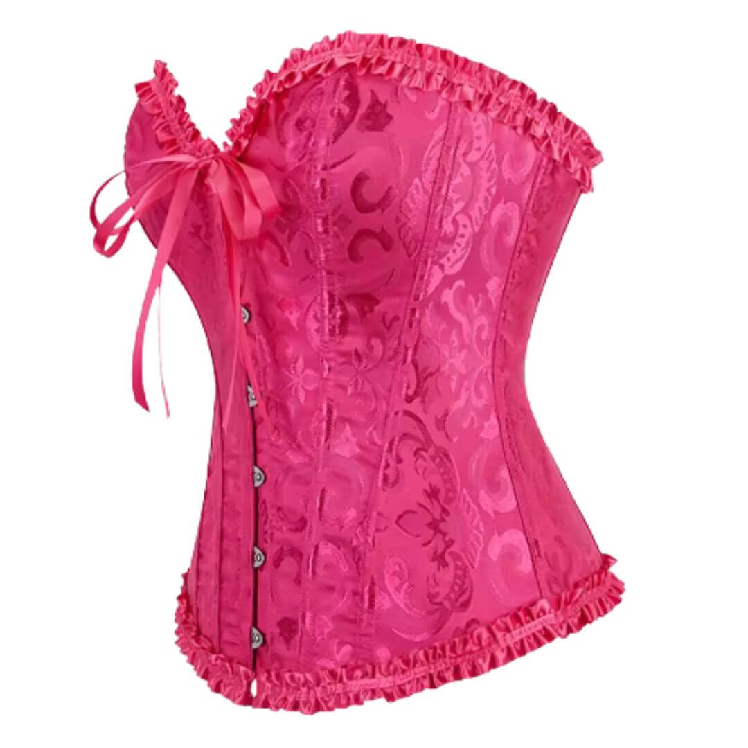 CORSET ENCAJE PRINCESS FUCSIA CORSET VICTORIANO - 2